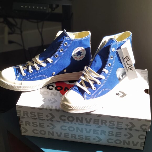 Converse Unisex Chuck Taylor High Top Converse Comme des Garçons (NEW w/tags) - Picture 4 of 7